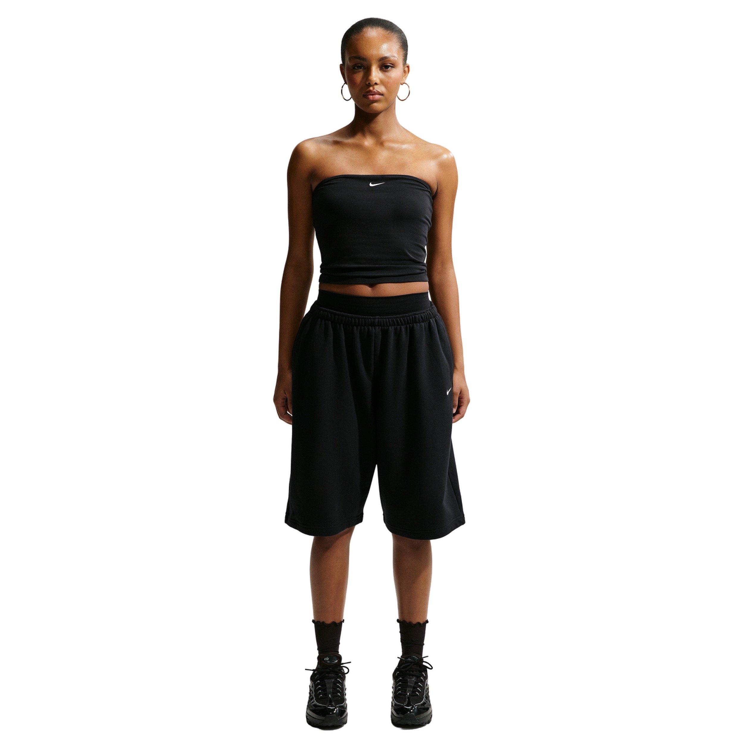Nike Women's Sportswear Tight Tube Top - BLACK/OFF-WHITE